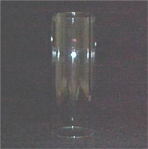 glass hurricane candle cylinder shade holder lamp tube light x8