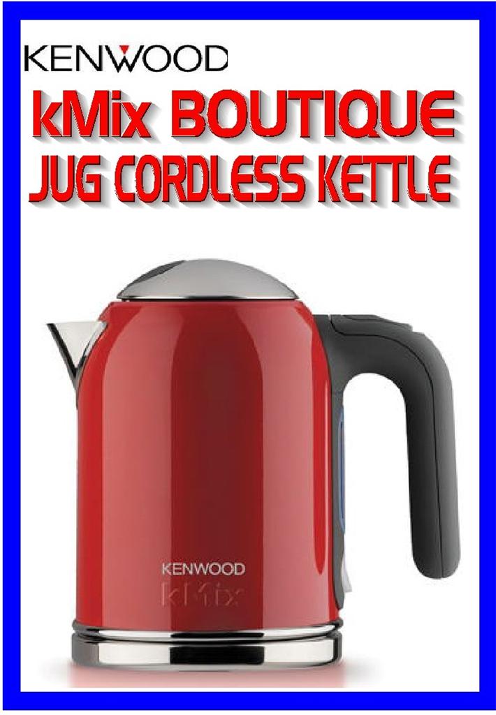 Kenwood kMix Boutique Jug Kettle Raspberry Red 1.6 Litres New eBay