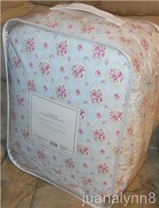 simply shabby chic window box floral blue full queen comforter set new 1st ebay simply shabby chic window box floral blue full queen comforter set new 1st ebay