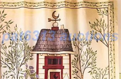 Rustic Primitive Country Outhouse Shower Curtain Spivey