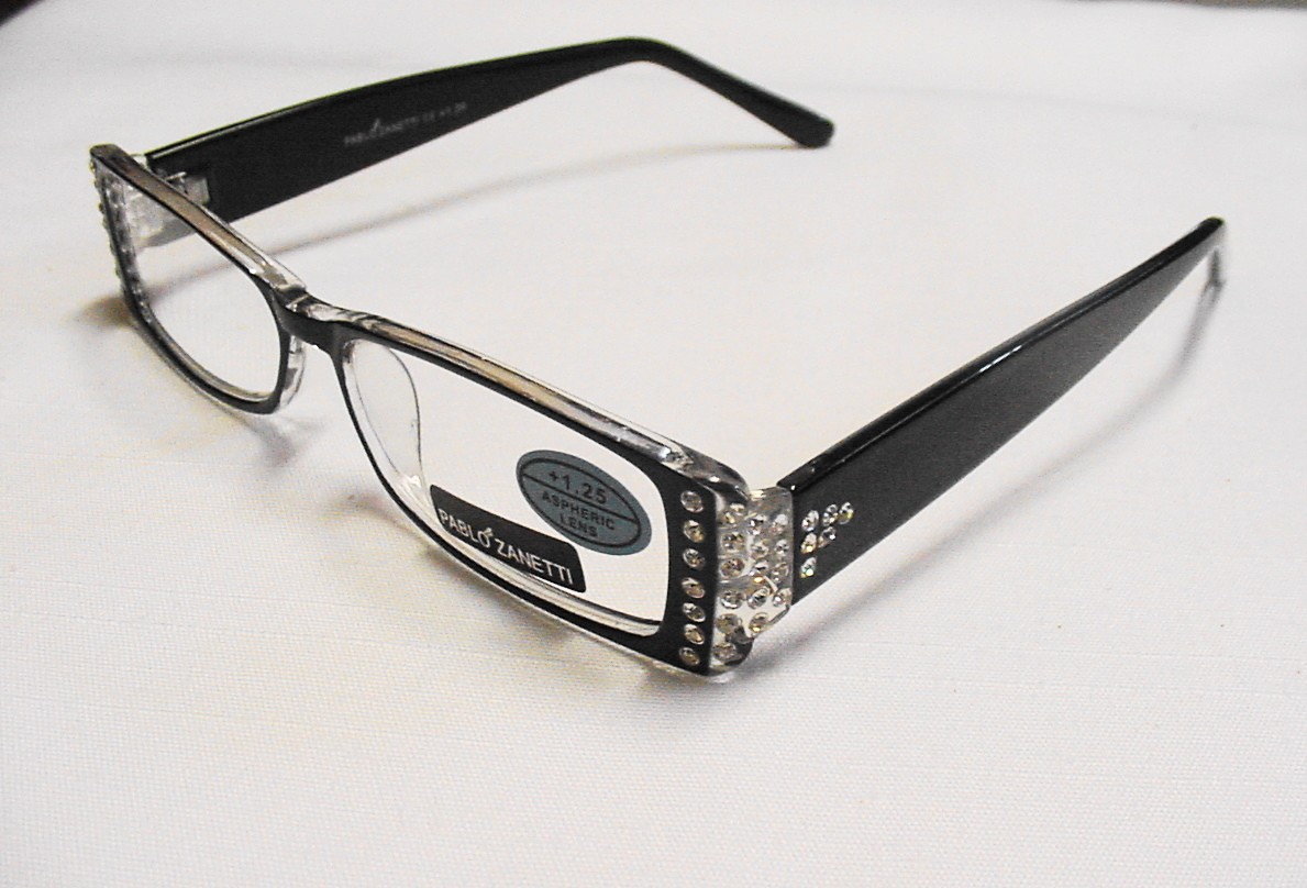 "Lady Love" Designer Peblo Rhinestone Reading Glasses +1.25 R1186 eBay