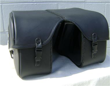 Hard leather saddlebags honda vtx #6
