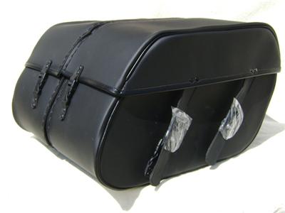 Hard Leather Saddlebags on Racaposhi Hard Body  Leather Saddlebags Harley Davidson Dyna