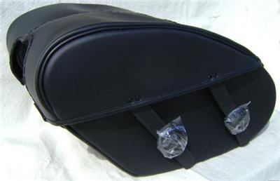 Hard Leather Saddlebags on Racaposhi Hard Body  Bolt On  Leather Saddlebags Harley Dyna