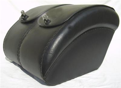 Hard Leather Saddlebags on Racaposhi Hard Body  Leather Saddlebags For Harley Davidson Softail