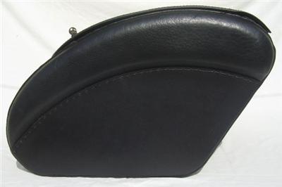 Lockable Leather Saddlebags on Racaposhi Hard Body Leather Saddlebags For Harley Davidson Softail
