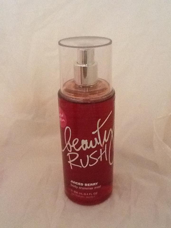 victoria"s secret beauty rush body shimmer mist juiced berry