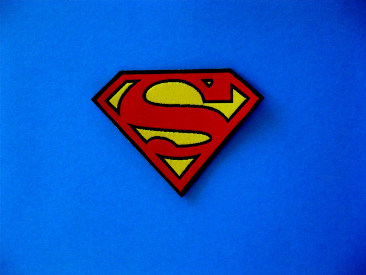 Iron ON Embroidered Fabric Superman Applique Patch A IR4 eBay