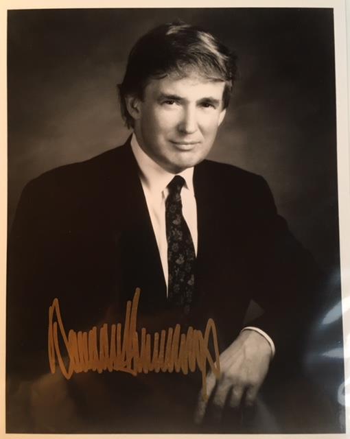 Signed Photo 45th President Donald J Trump Usa Republican Authentic