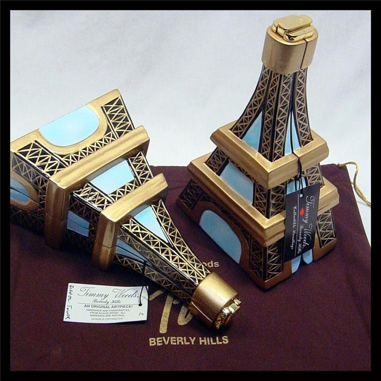 Limited Edition TIMMY WOODS Eiffel Tower Bag Red Carpet ...