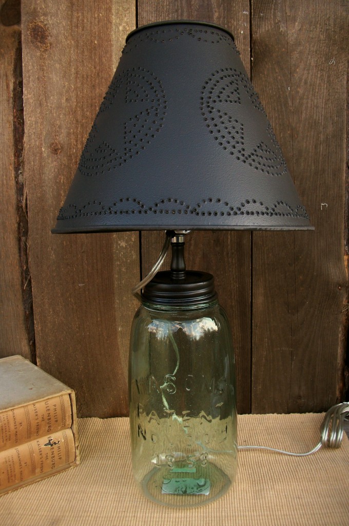 Primitive Country Punched Tin 10 Clip On Lamp Shade Star Pattern Primitive Country Punched Tin 10 Clip On Lamp Shade Star Pattern Nice