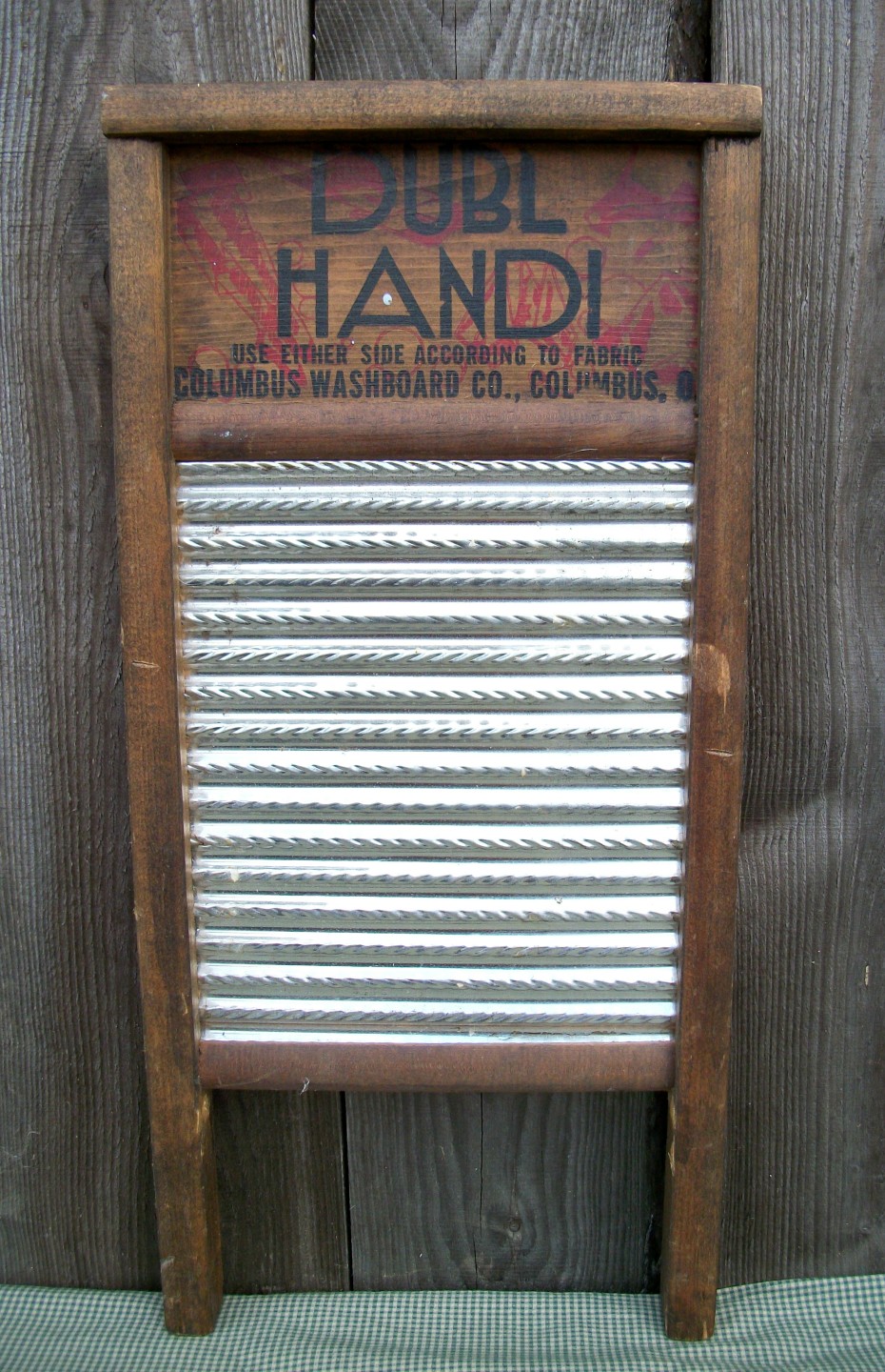 Vintage Traveling Dubl Handi by Columbus Washboard CoPrimitive Country