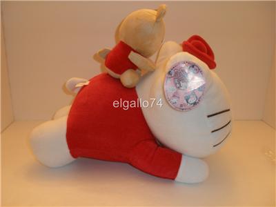 New PINK Sanrio Hello Kitty Pillow Teddy Bear Plush Doll Toy | eBay
