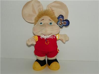 New 11 Topo Gigio Soccer Plush Doll Toy Action Figure Sings Canta