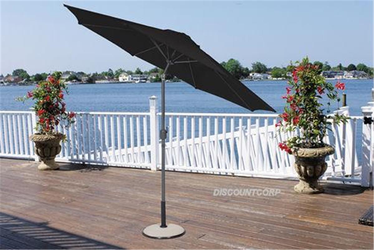 9 Ft Patio Market Umbrella Deluxe Crank Tilt Aluminum Bellezza 169 9 Ft Outdoor Patio Garden Umbrella Aluminum