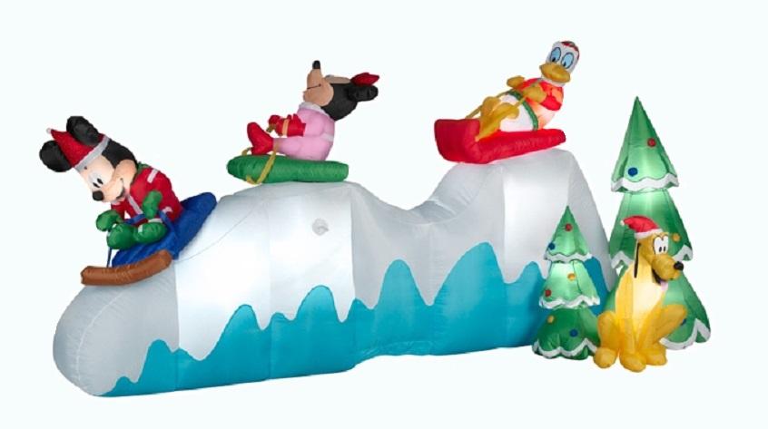 What are some stores that sell inflatable Christmas decorations?