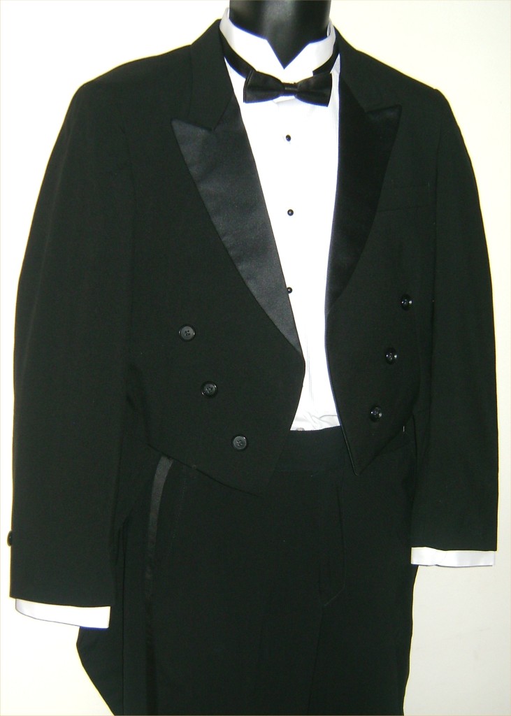 Men/'s Black Raffinati Tuxedo Tailcoat with Optional Pants Dickens Costume
