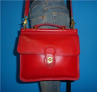 coach willis bag red