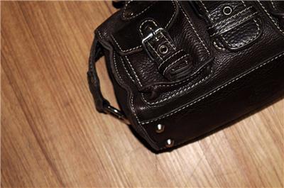 Vintage ROOTS Brown Leather Small Shoulder Satchel Tote Purse Bag Boho CANADA | eBay
