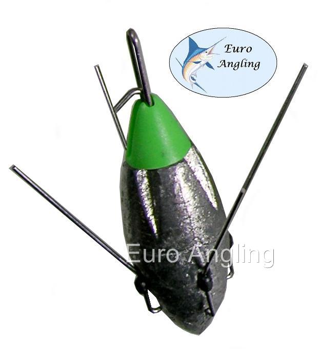 Pack of 3 Breakaway Sea Fishing Impact & Flattie Lead/Leads/Weights All