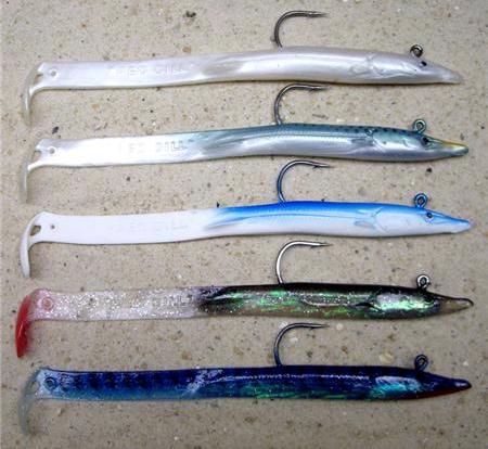 red gill sandeel lures