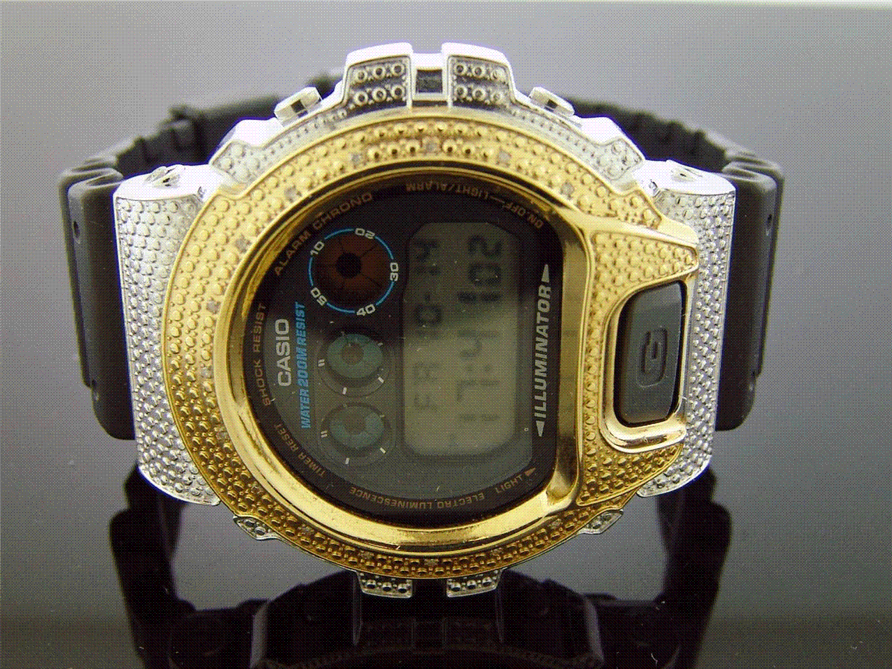 casio g shock with diamonds