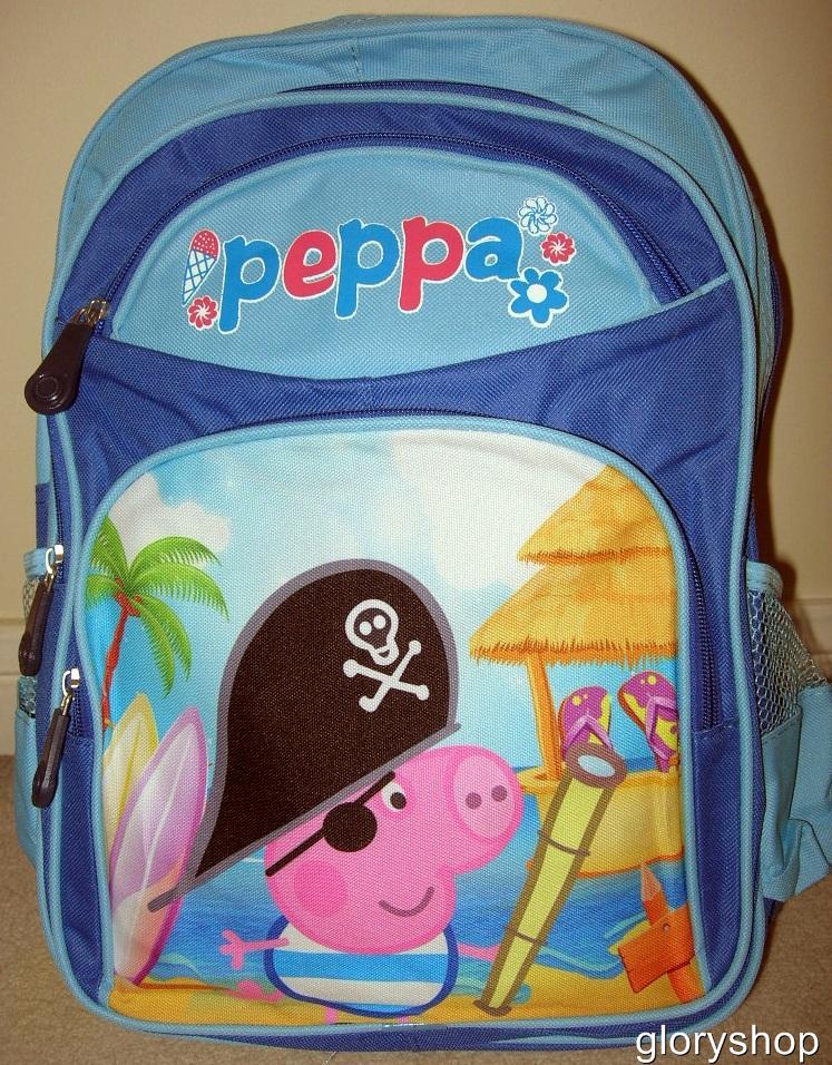 New Large PIG/PEPPA PIG Boys Backpack/School Bag 40 x 30 x 15cm