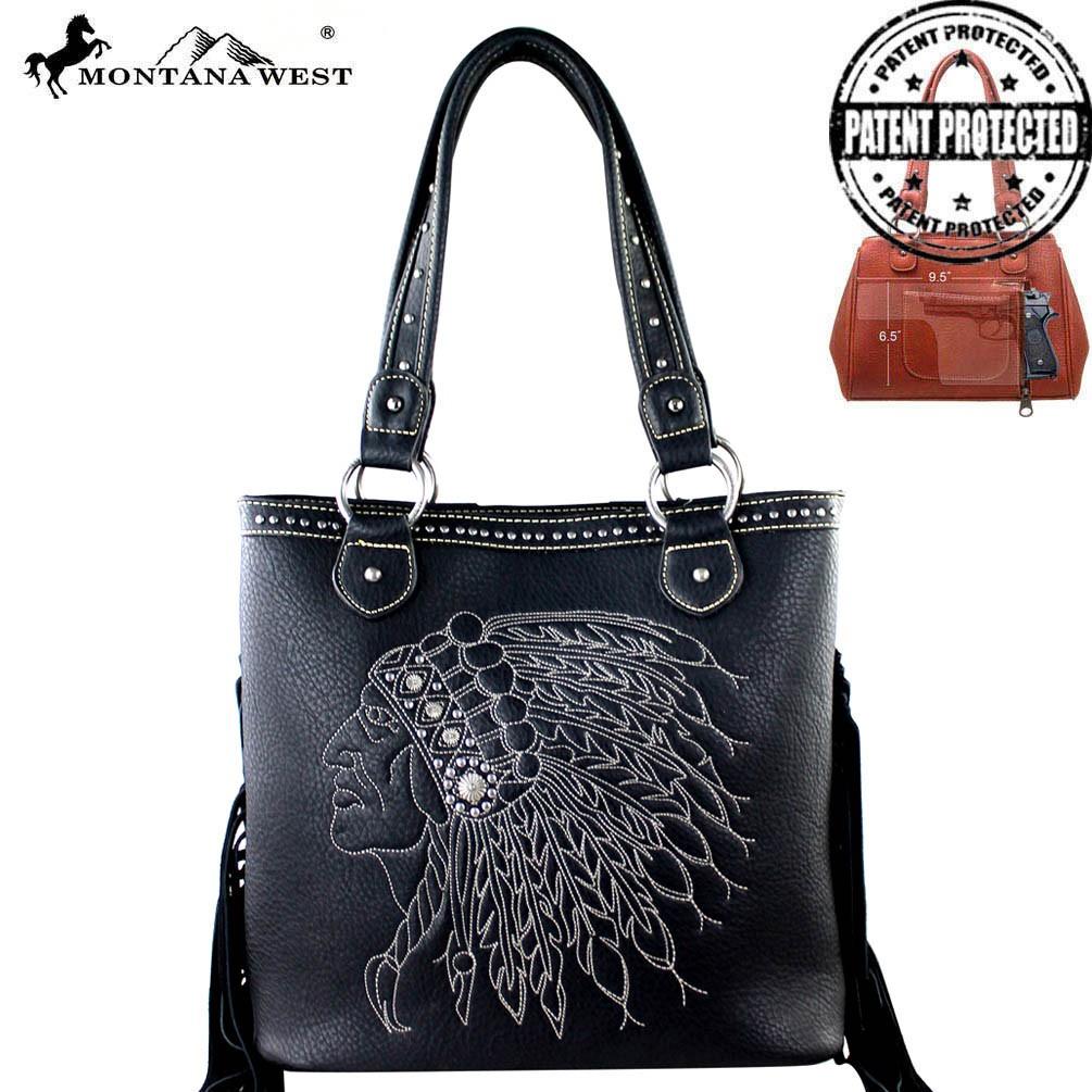 NEW Montana West Fringe Collection DESIGNER Handbag Purse American Indian Chief | eBay