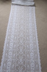 Enchanted Garden Cotton Lace Sidelight Narrow Rue De