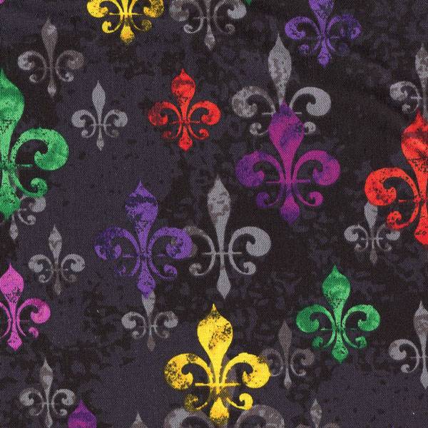 mardi gras cotton fabric