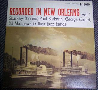 33 LP Recorded in New Orleans Good Time Jazz L12019