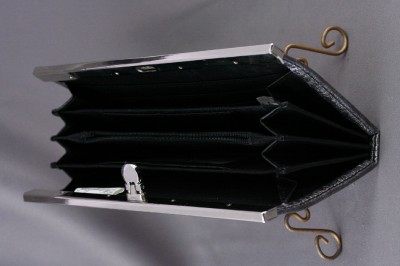 Designer Clutches on Portofino Metropolitan Silver Designer Clutch Purse Ebay