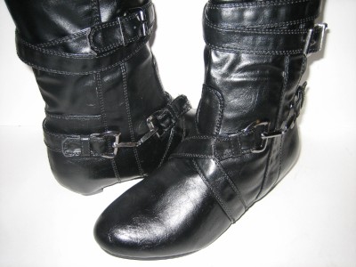 Girls Fashion Cowboy Boots on New Fashion Cowboy Casual Mid Calf Flats Boots Women Sz  File 02