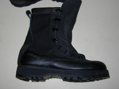 Military Fashion Boots on 700 Gore Tex Military Combat Black Leather Boots Men Sz 6 5 7 Ebay