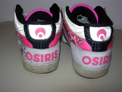 Osiris Shoes  Women on Osiris Nyc 83 Girls Sz 9 Skate Shoes Becky Bones Worn Not Trashed