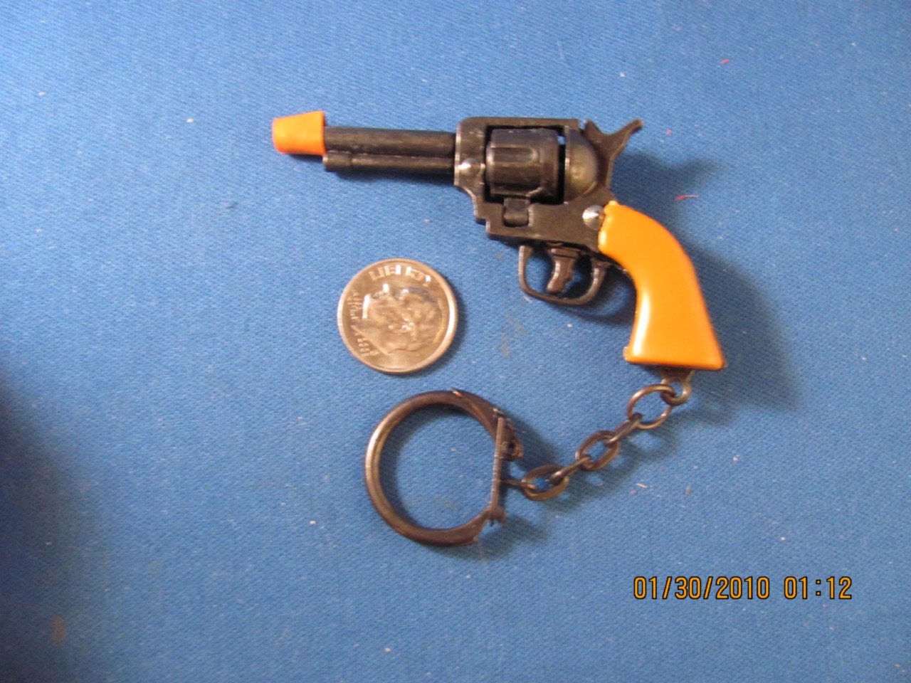 Cap Gun Keychain Western Pistol Small eBay