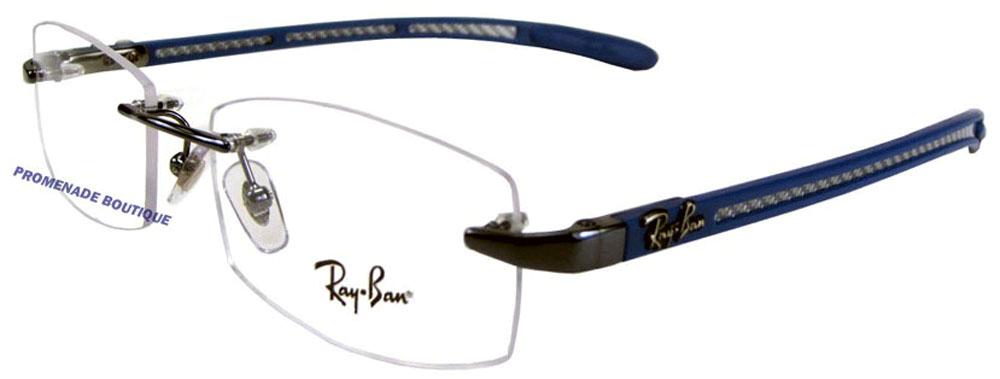 ray ban rimless specs