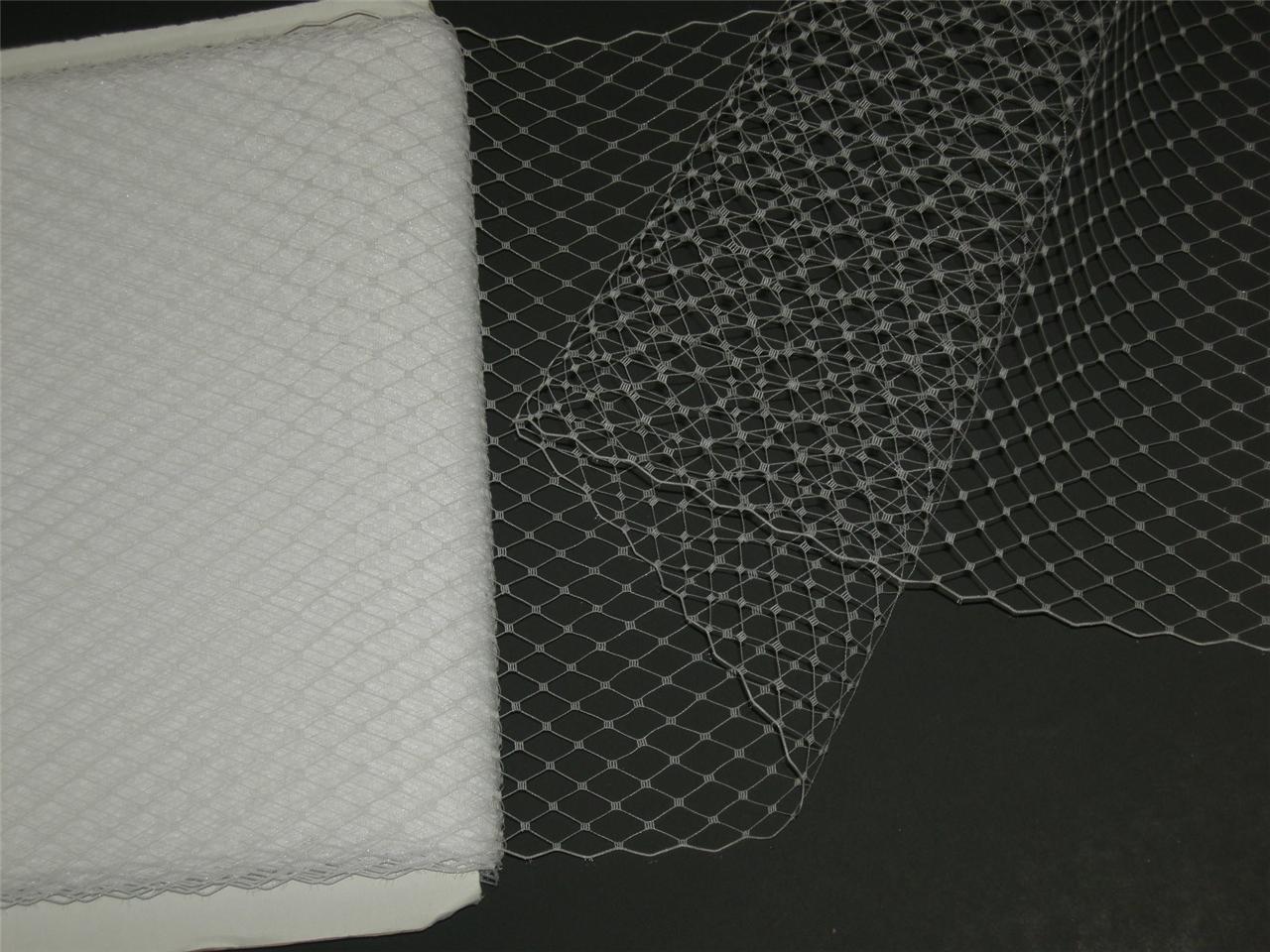 9" French birdcage veil netting fabric birdcage bridal veiling hat net 14 colors eBay