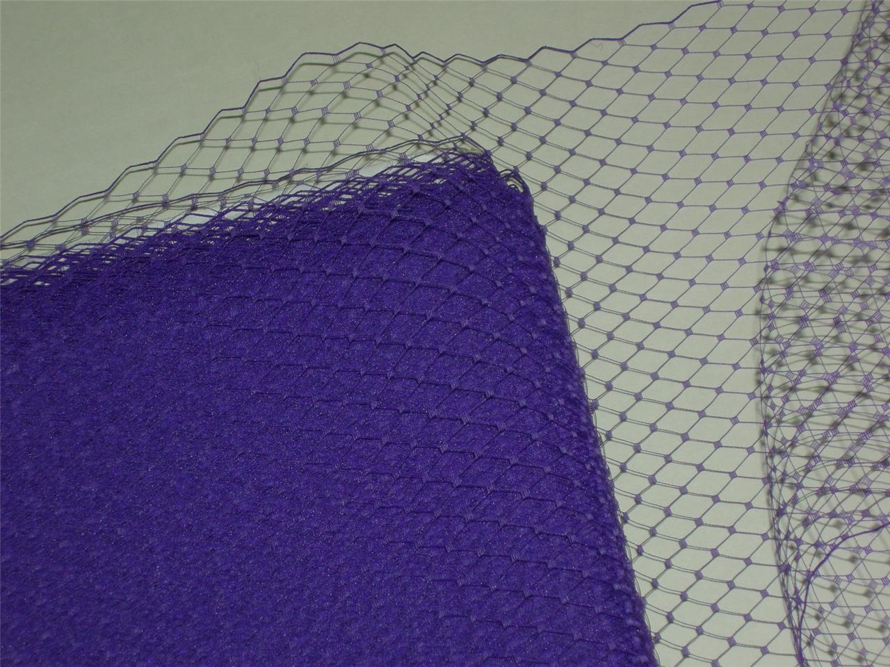 9" French birdcage veil netting fabric birdcage bridal veiling hat net