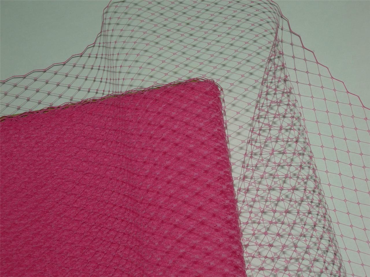 9" French birdcage veil netting fabric birdcage bridal veiling hat net 14 colors eBay