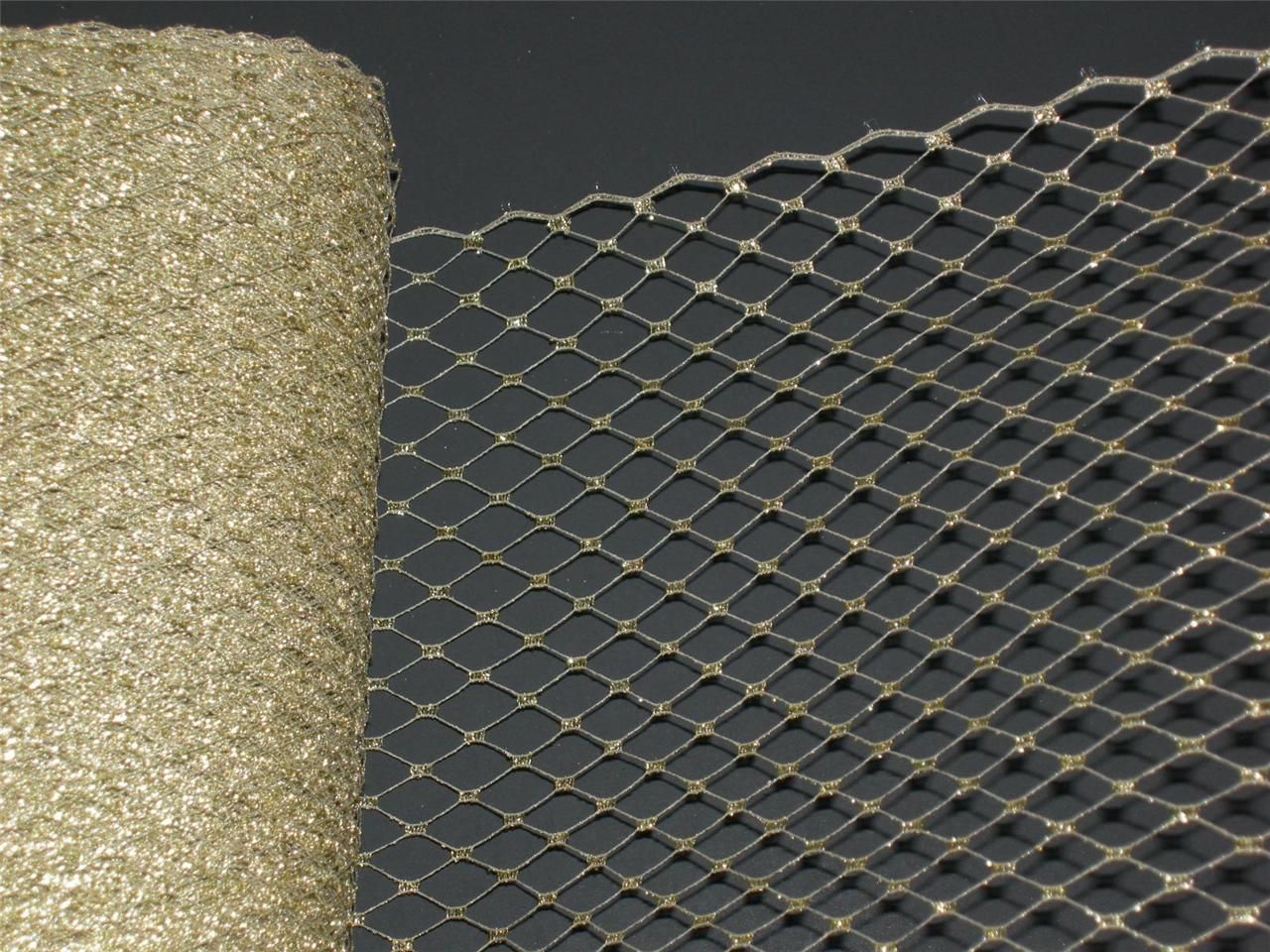 9" French birdcage veil netting fabric birdcage bridal veiling hat net