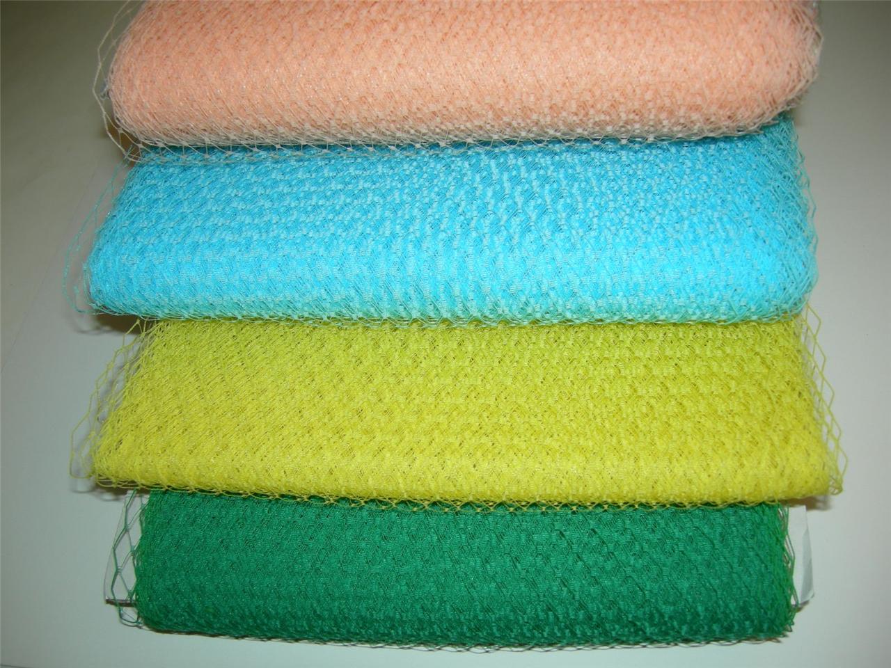 9" french birdcage veil netting fabric birdcage bridal veil hat net by