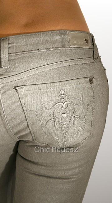 J & Company Women's Jeans Beverly Metalli