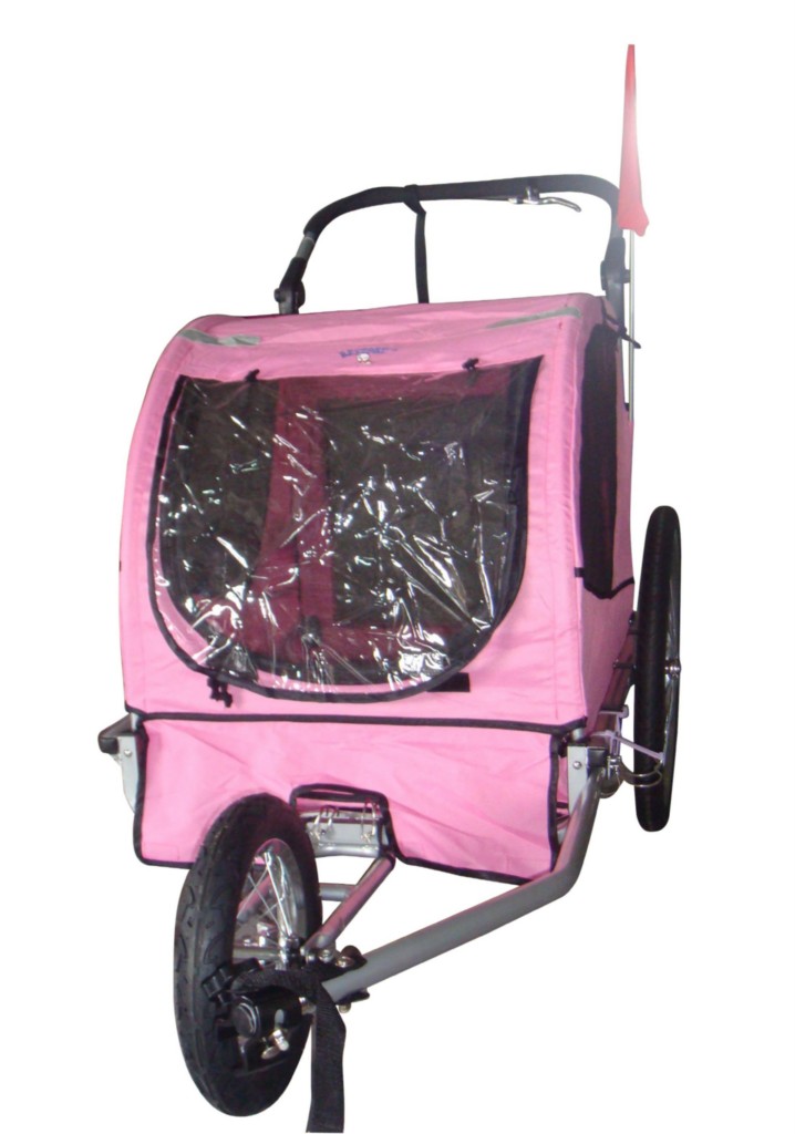 Pink bike shop trailer