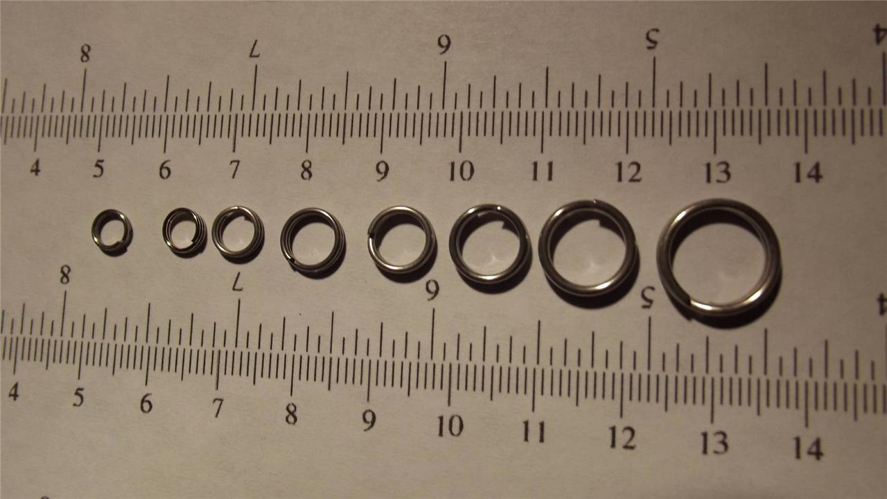 stainless steel split rings size 5 100ct usa made fishing stainless steel split rings size 5 100ct usa made fishing