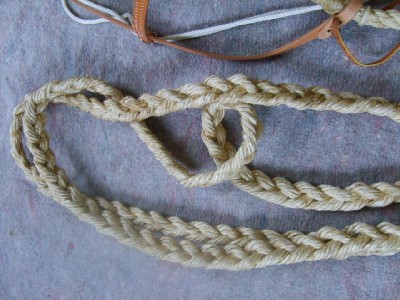 grass rope hackamore rawhide nose handmade reins loping tack cowboy ranch horse braided fiador purchases combine tied nylon multiple shipping
