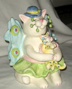 whimsiclay cats on ebay