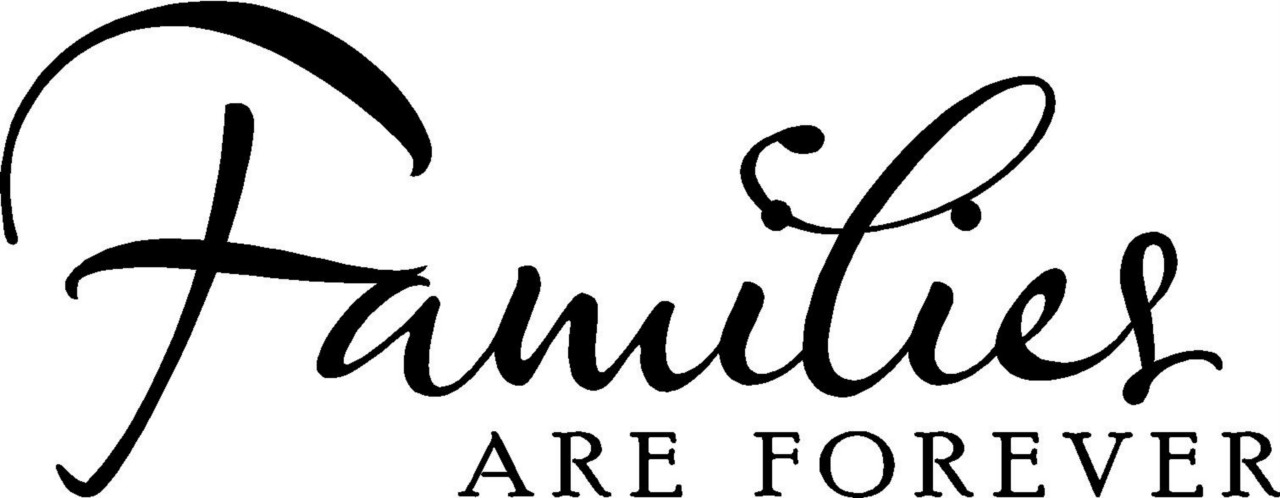 Families Are Forever Vinyl Decal Sticker Lettering Picture Wall Decor ...