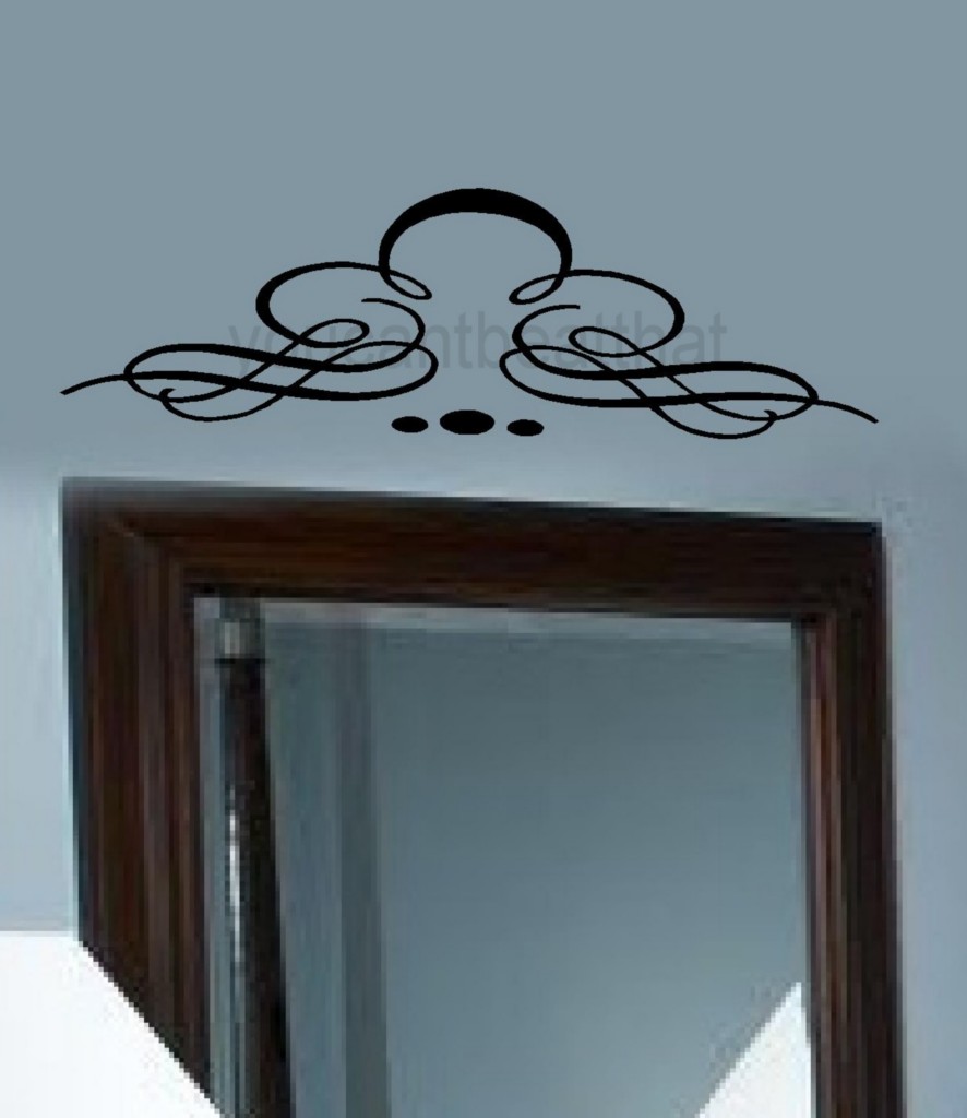 Scroll Embellishments Vinyl Wall Stickers Decal Border eBay