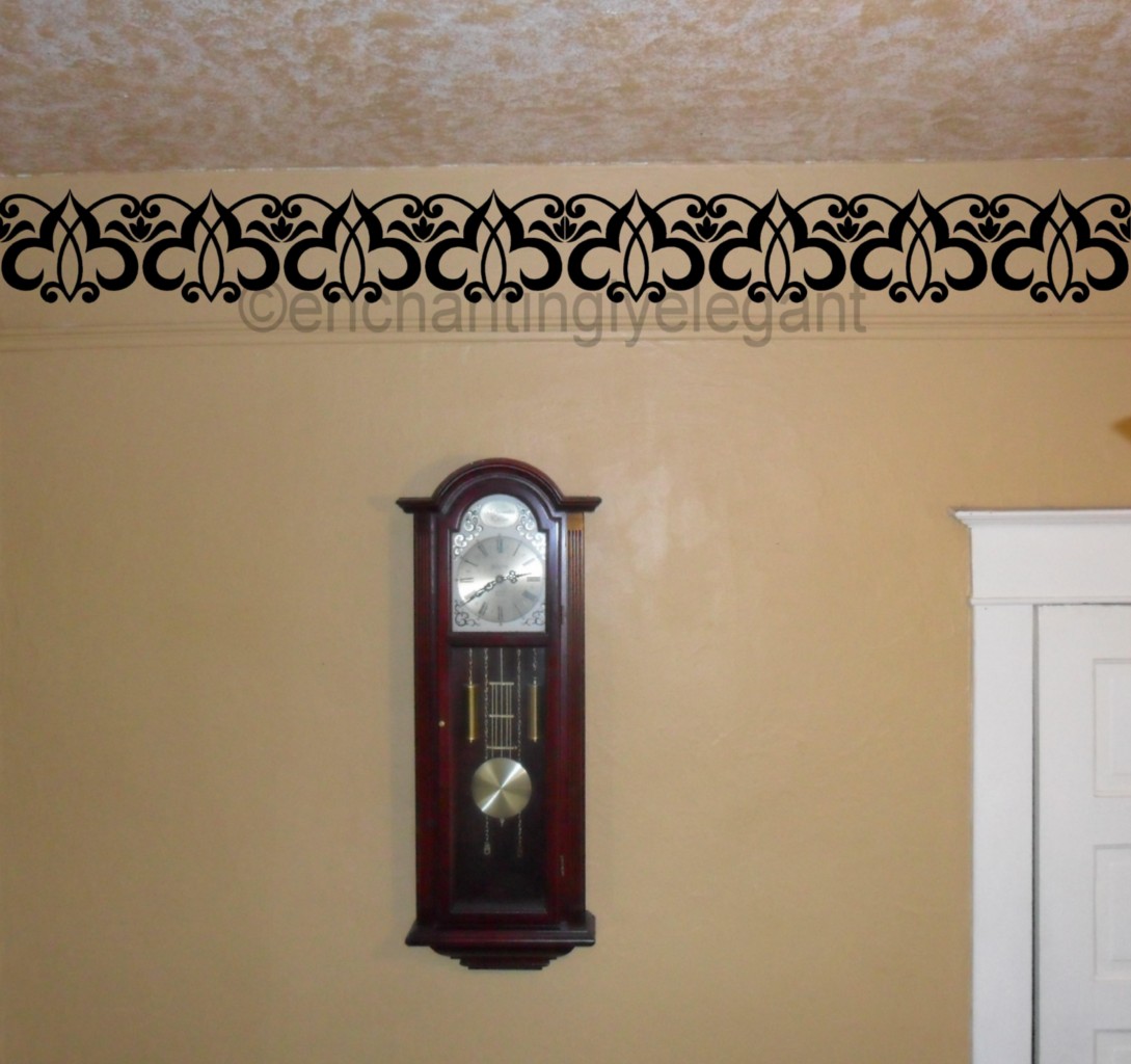 Border Molding Trim Vinyl Decal Wall Sticker Embellishments Flourishes